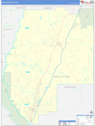 Pearl River County, MS Digital Map Basic Style